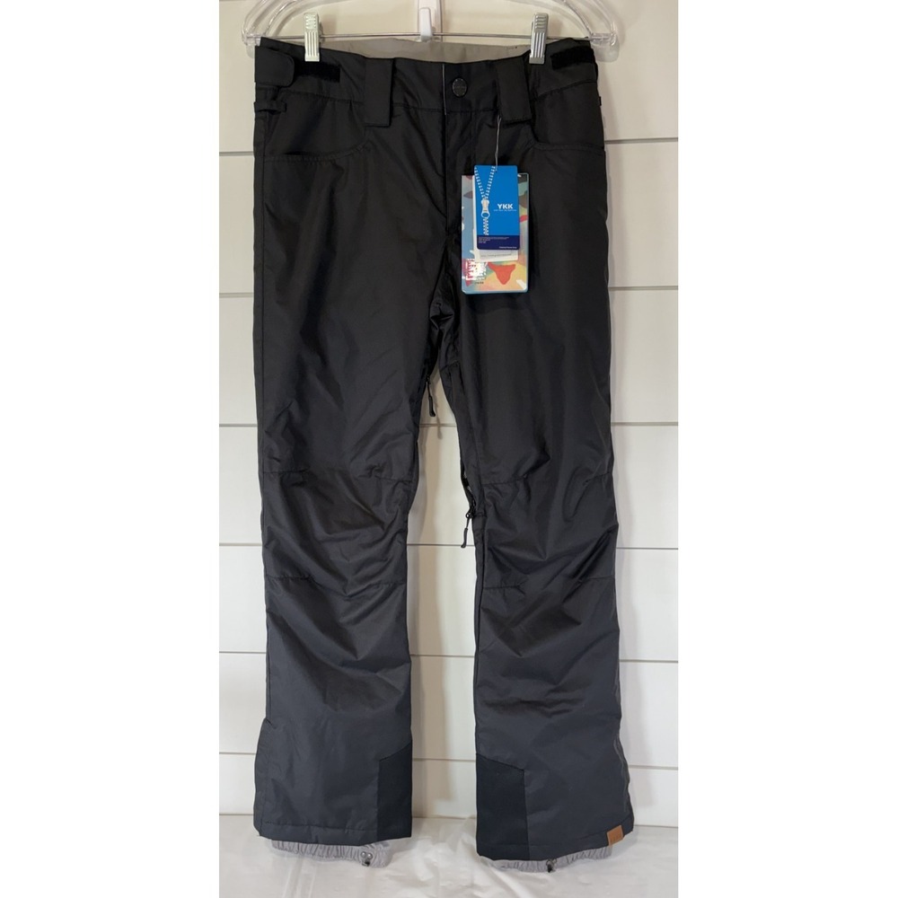 GSOU SNOW Women's Ski Snowboard Pants Black Small‎ Waterproof Insulated NWT